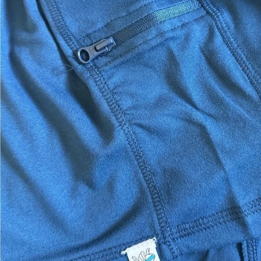 Beach Bros Boy’s Steel Blue Long Sleeve zip up sun protection, fast drying